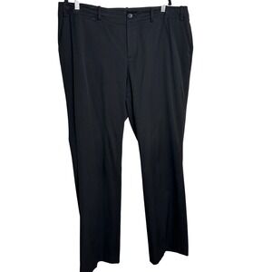 Lauren Ralph Lauren Womens Black Sanderson Dress Pants Size 16W Career Dress